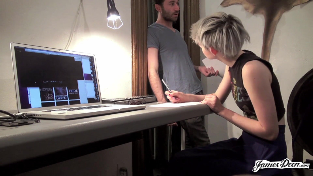 James Deen: Diana Colton gets hard fucked from James Deen