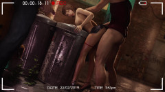 Velvixian 3D: Saeko Mukouda fodida fora de um bar