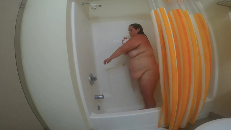 SexyNEBBW: Sexy BBW hotel morning shower