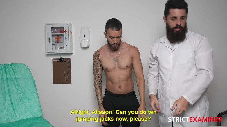 StrictExaminer: Physical Exam Alisson Kisses the Doctor