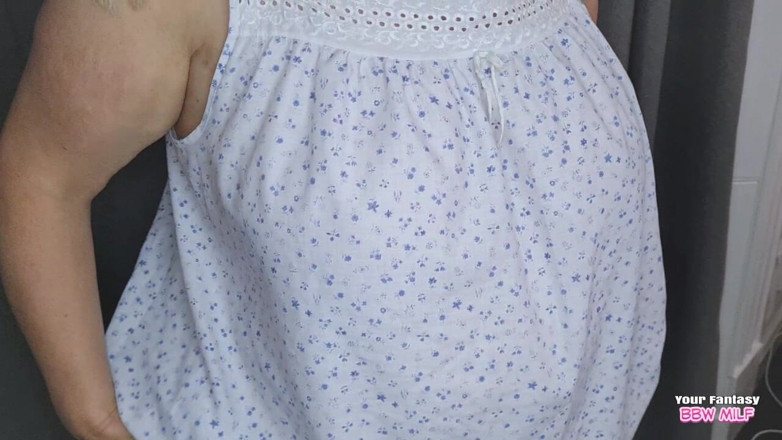 BBW_Wife: Sind freche oma-möpse, groß genug für dich