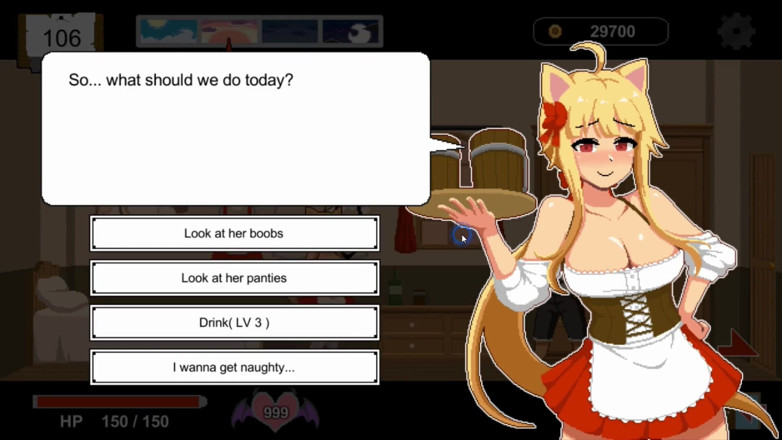 NSFWOtaku: Joc Hentai - Handyman Fantary - Futând Succubus și bar chelnerița H Scene