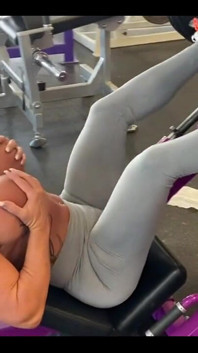 At the Gym Topless, Like This Video if You Would Workout with Me..‍