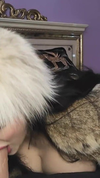 Goddess in Furs Rides Your Dick POV