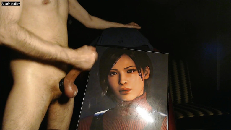 Alex Metallov: Трибьют спермы для Ada Wong (игровой персонаж из Resident Evil 4, ремейк) огромная порция спермы