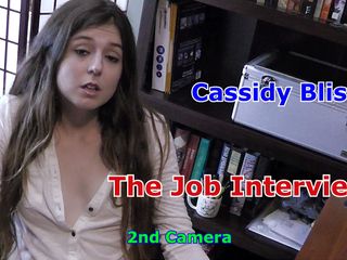 Average Joe Says Lets Fuck: Cassidy Bliss het sollicitatiegesprek 2de camera