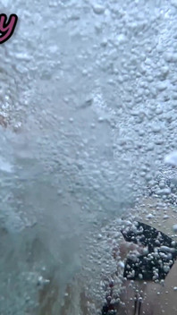 Flashing My Pussy in Front of a Student in Public Swimming Pool and Helps Me Masturbate - It's Very Risky with People Near