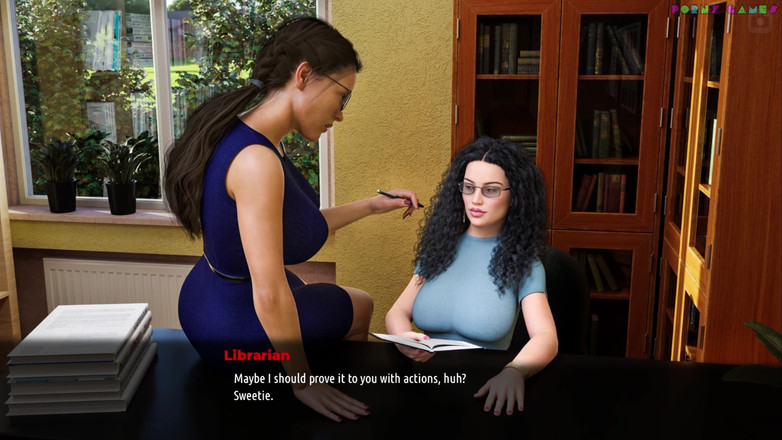 Porny Games: MILFs of Sunville by L7team - Sassy Librarian Gets Some Big...