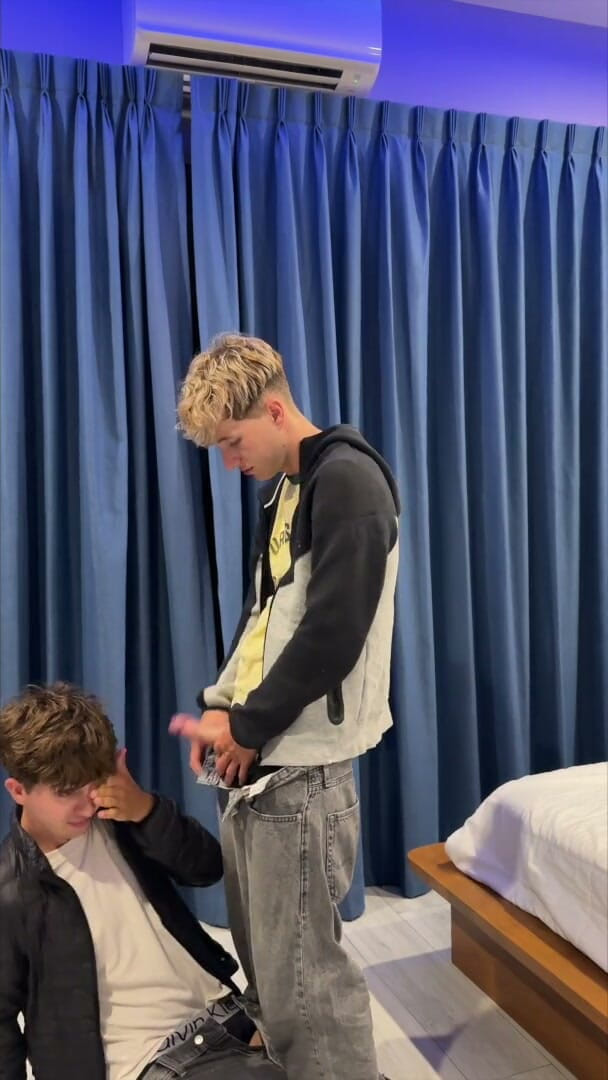 jakeandbailey: Blonde Twink Gets His Ass Eaten and Sucked off