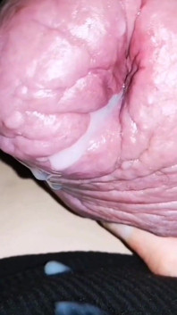 Fingering the Cum Out of It, Big Splash of Semen