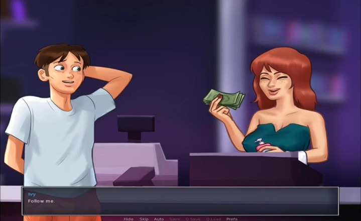 Hentai World: Saga letnia - sex shop Ivy między cyckami