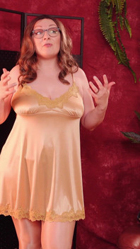 Satin Lingerie as Fetish... Hot MILF with Curvy Body - Try on Haul. Arya Grander