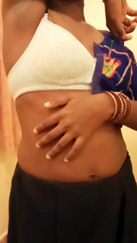 Desi Tamil Wife Renu Panties Body Show & Slow Saree Dressing Tease for Secret Bestie! Indianhotwifex