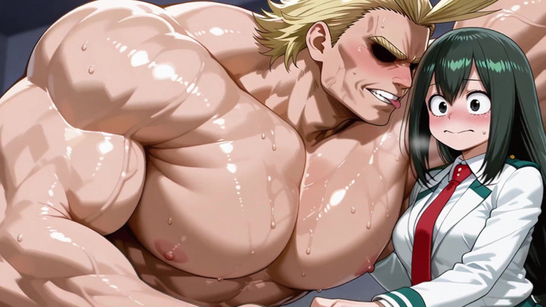 Prznai: All Might X Tsuyu (mha)