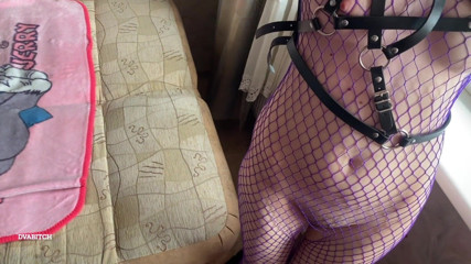 Dvabitch: Step daddy’s cumslut gets facial