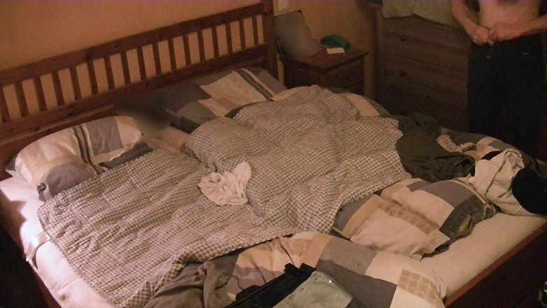 Mark Hannes: Culotte de lit (d’une belle-mère de 52 ans) masturbation