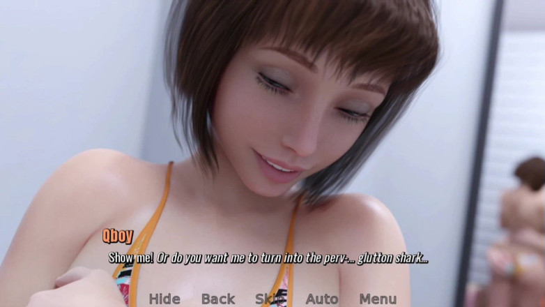 Q Boy: Une petite sœur mignonne essaye son bikini - problèmes cardiaques - épisode 42