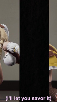 セクシーなトモエマミをフィーチャーした3D変態アニメーション - GloryHoleでのマウスファック、舌POVでチンポ舐め、手コキ射精