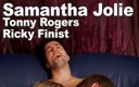 Picticon BiSexual: Samantha Jolie &amp;amp; Ricky Finist &amp;amp; Tonny Rogers zuigen anale biseksuele lading...