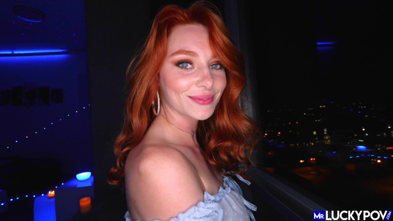 Mr.Lucky POV: Hot night with girl next door Lacy Lennon