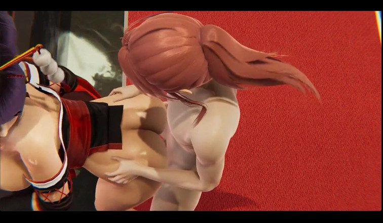 HentaiTubes: Dead or alive Hentai - Nyotengu boobjob e scopata con creampie -...