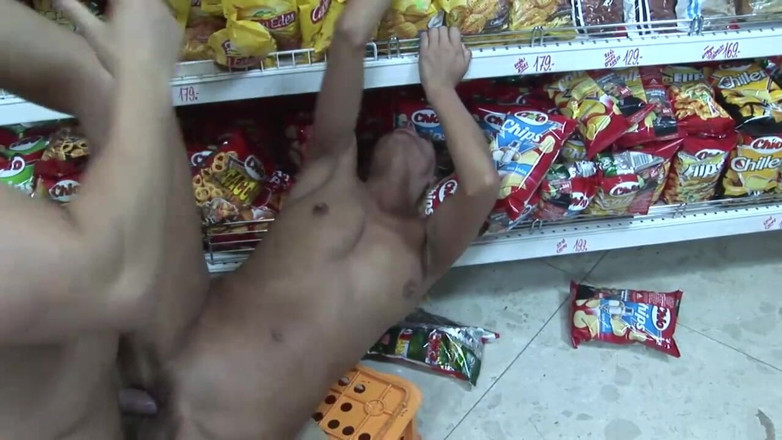 Xtime Network: Beautiful cunt is mercilessly fucked in the supermarket