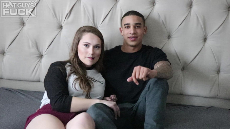 Hot Guys Fuck: Stuck Is Huge Dick in Her Ass. Tatted Jock