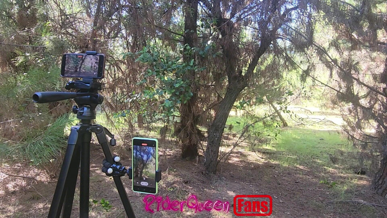 Riderqueen BBW Step Mom Latina Ebony: Riderqueen Bersendirian, di luar, video untuk peminat