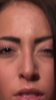 Handjob with Two Penis of Scöne 18 Year Old Brunette