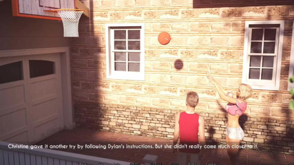 Johannes Gaming: AWAM #52 teaching Christine bow to play basketbal