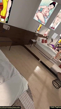 Chi-chi fusk i motell med främling pOV