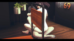 HentaiTubes: Hentai tanpa ditapis 3d - awek Jepun berkongkek di kaffe - filem anime...