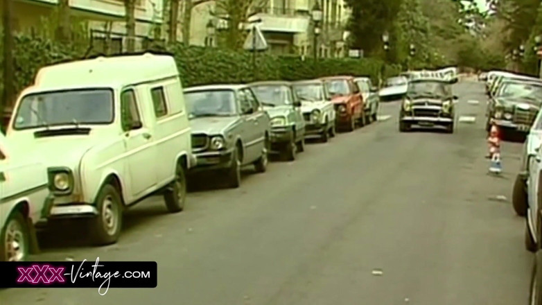XXX-Vintage: Sex anal retro dur în patru