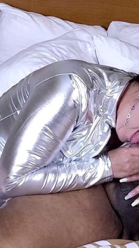 Selena Sly Blackbred por alienígena espacial do Peru