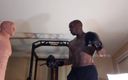 Hallelujah Johnson: Boxing cvičení protáhnout své znalosti Arepetitionis Jeden úplný pohyb cvičení. Asetis...