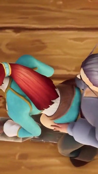 Rudowłosa elf zostaje poręczona przed piratami - parodia porno Warcraft