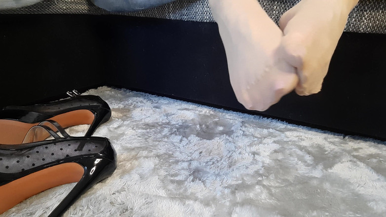 Curly_Dreams: Percikan di kaki saya yang tidak nilon