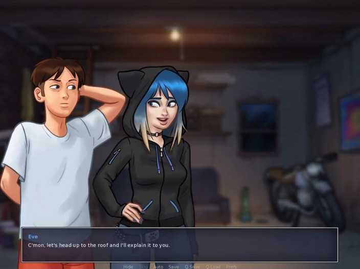 Miss Kitty 2K: Summertimesaga Kouření v bazénu-část 87 od Misskitty2k