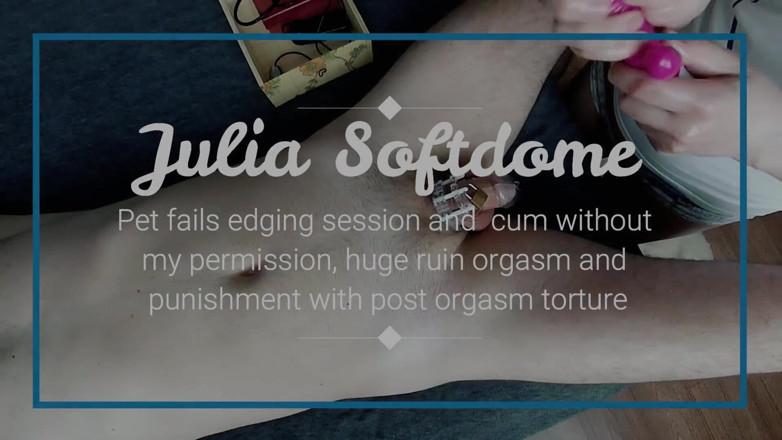 Julia-Softdome: Пост-оргазмское наказание