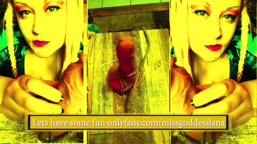 Tied up Cock and Balls JOI with Ball Punching Enhanced (Camp Sissy Boi)