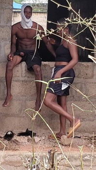 My Gangster Girlfriend Just Fuck at the Building Outside Our House