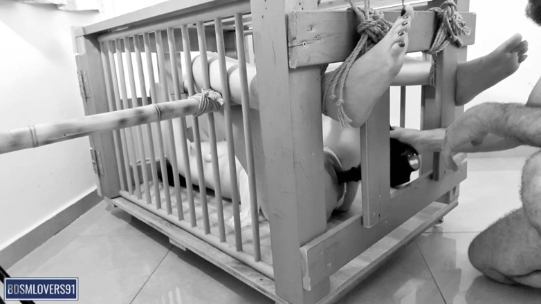 Bdsmlovers91: สลัตขี้อายถูกมัดไว้เพื่อนวดหีแบบ BDSM