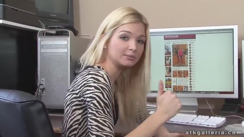 ATKIngdom Fans: Small blonde masturbating