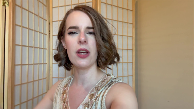Kink in Time: Řve Ivy Wilder z 20. let Burping Fantasy 4K HD POV Gassy...