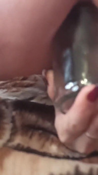 I wanted sex, and had my anal with a glass bottle