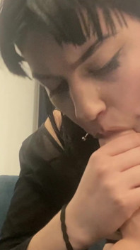 Deep POV Dildo Blowjob