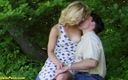 Goldwin pass: Kåta tyska par älskar utomhussex vid båten