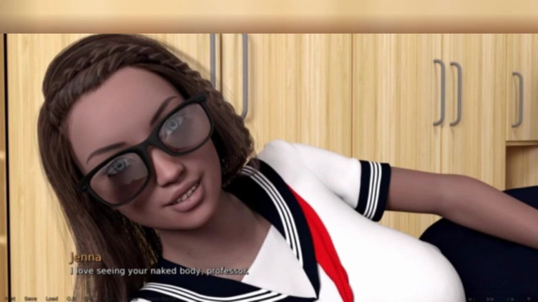 3DXXXTEEN2 Cartoon: Jenna dodává své první honění. 3D porno kreslený sex