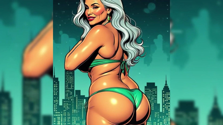 AI Porn: Animacja Ai Silne dokuczanie babci