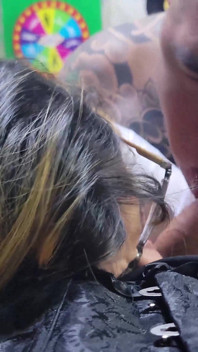 Two Sissys Fuck a Tattooed Man